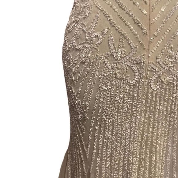 Stunning Beaded Wedding Dress - Picture 8 of 16